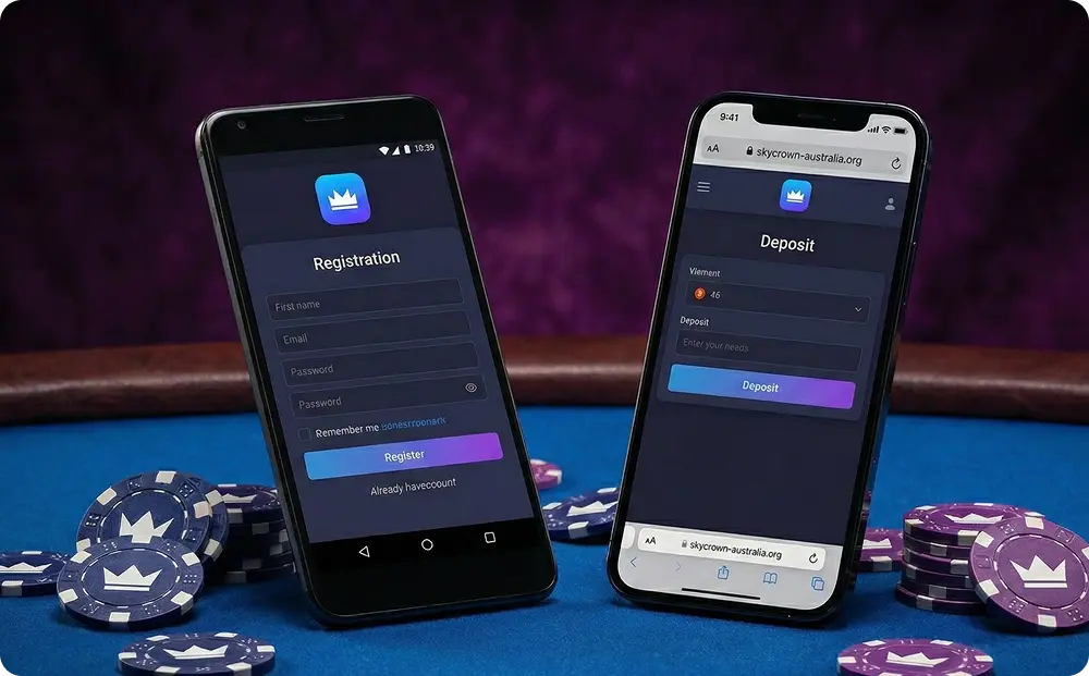 skycrown casino app for android and iOS: deposit and withdrawal