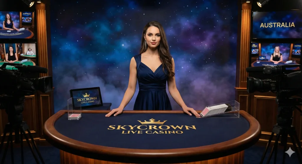 sky crown online casino in Australia with live games