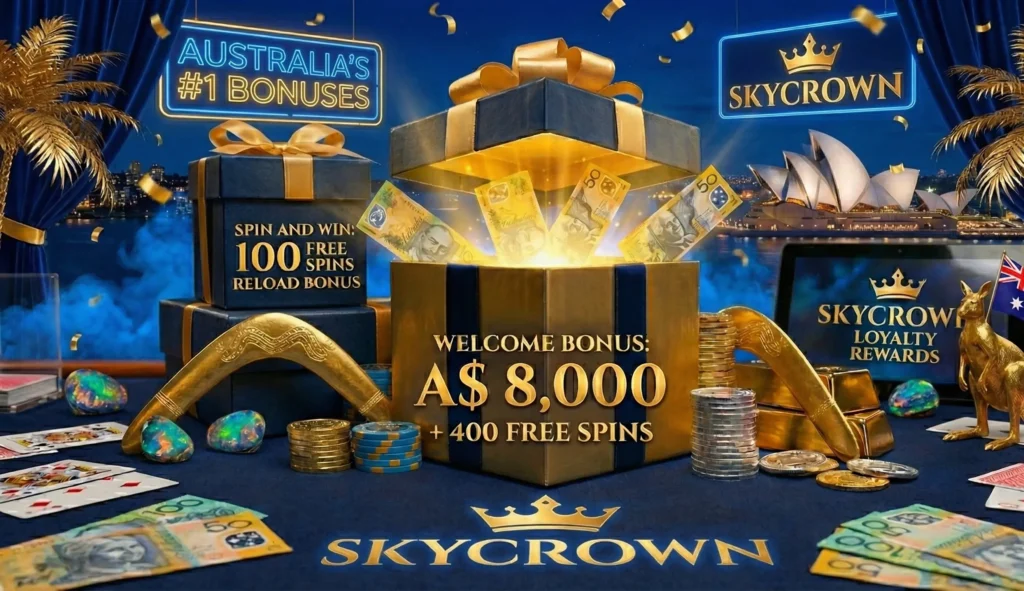 Skycrown bonus codes, promotions and rewards for Australian players
