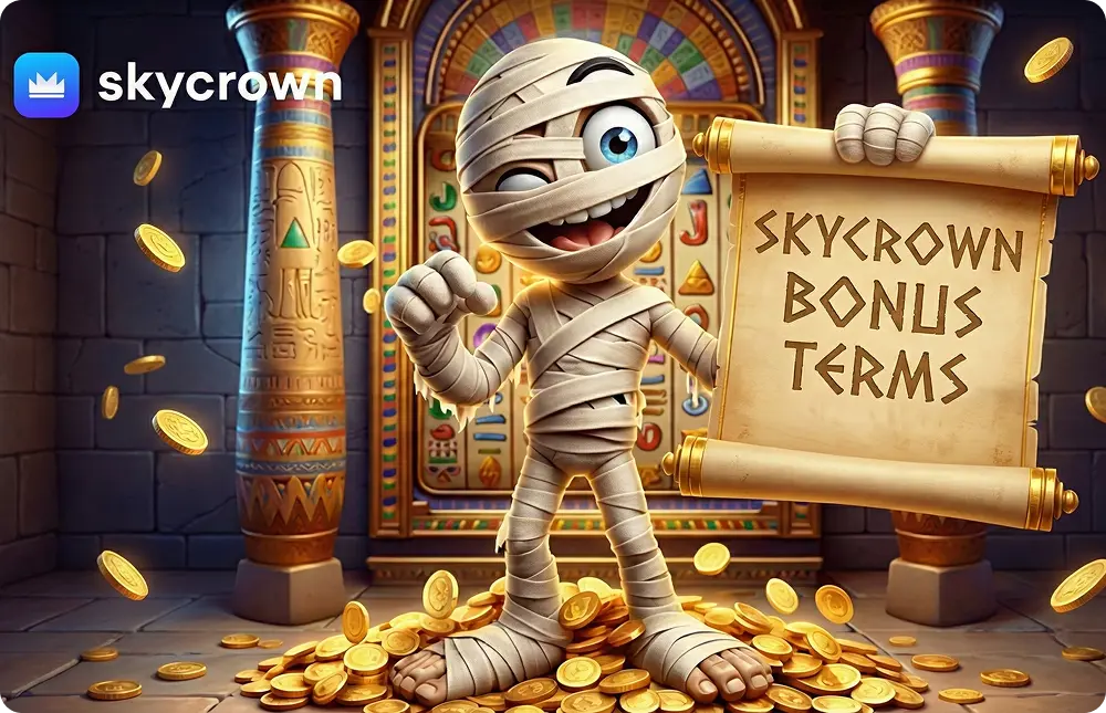 Bonus terms: Skycrown casino bonus code, wagering, minimum deposits, etc.