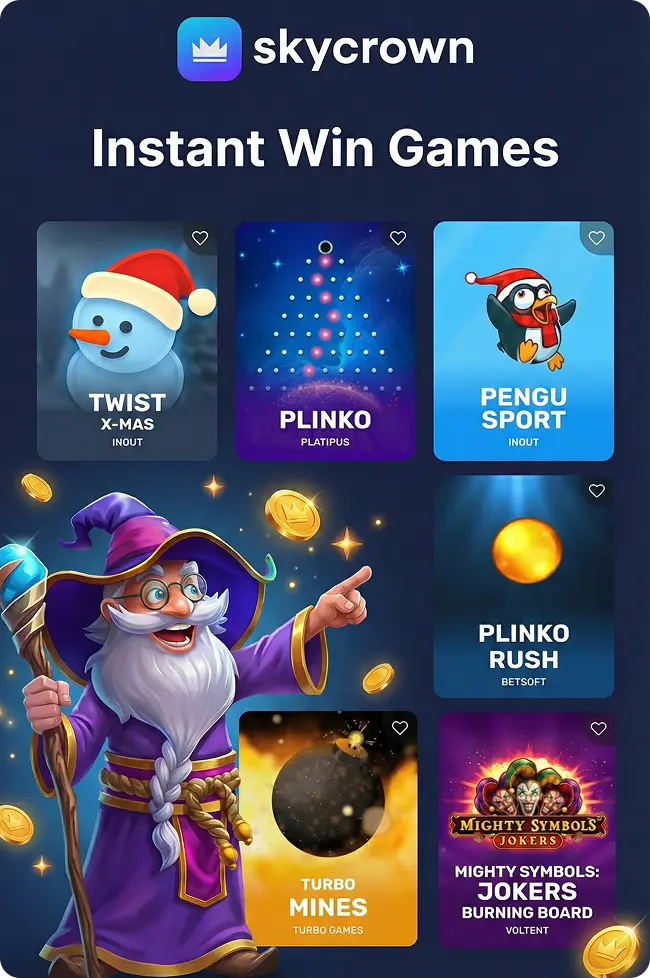 skycrown games: instant win