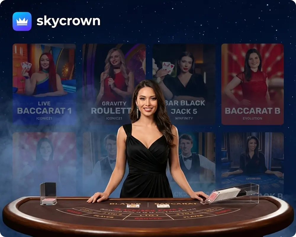 skycrown games: live casino
